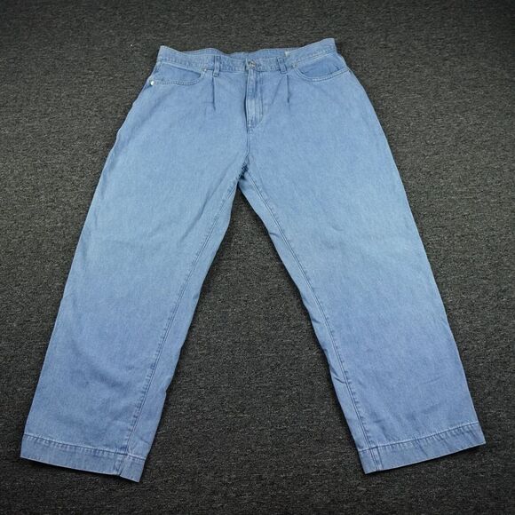 AYR Denim - AYR Jeans Womens 34 Blue Denim The Hooky Wide Leg Casual Lightweight Ladies